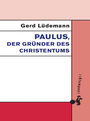 cover image of Paulus, der Gründer des Christentums